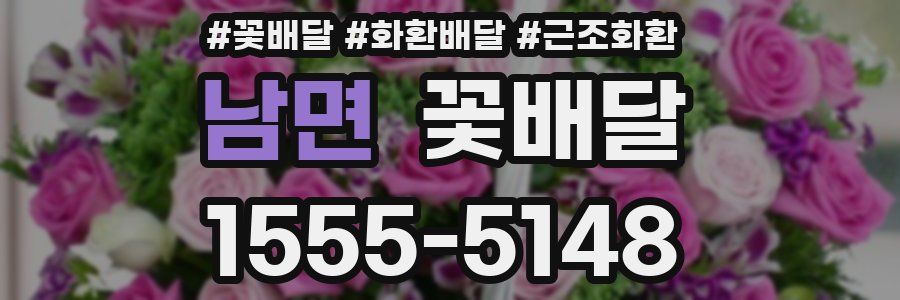 남면 꽃배달