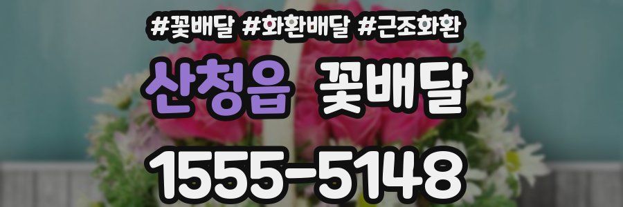 산청읍 꽃배달