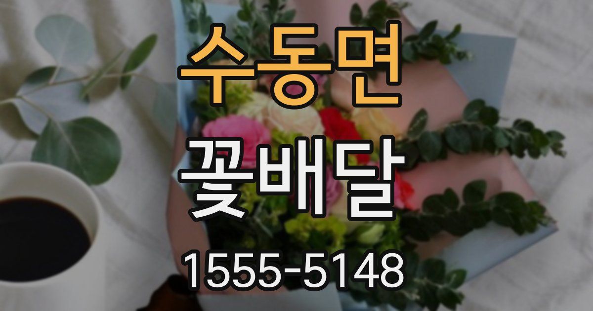수동면 꽃배달