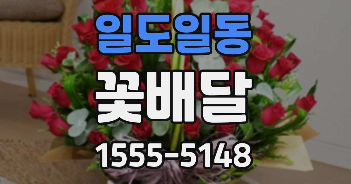일도일동 꽃배달