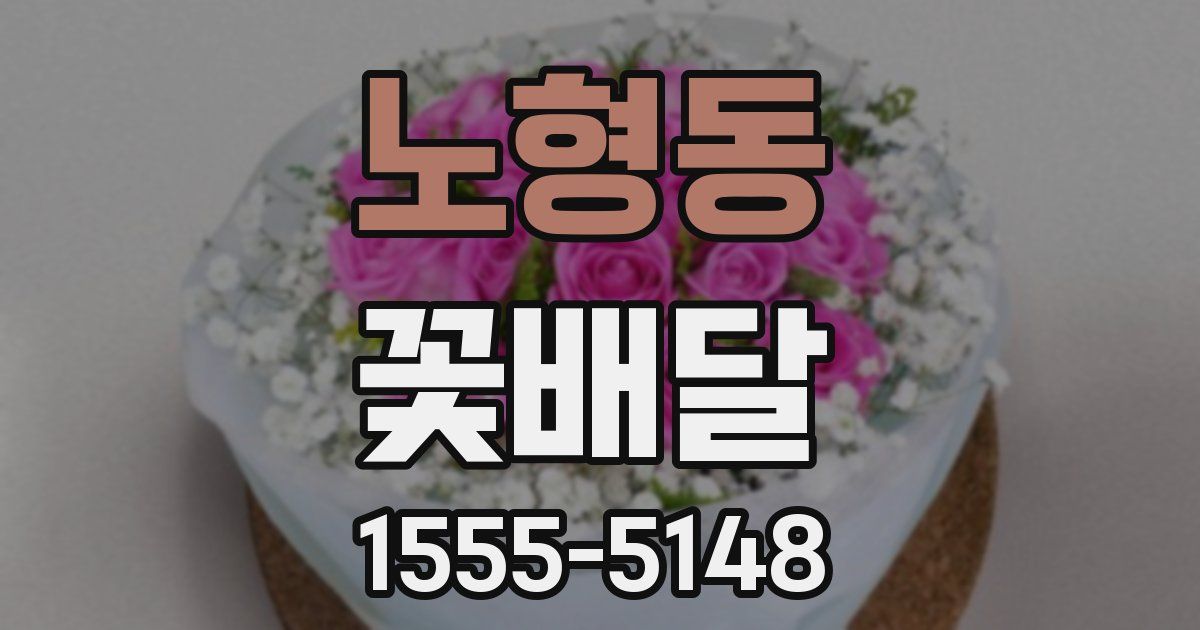노형동 꽃배달