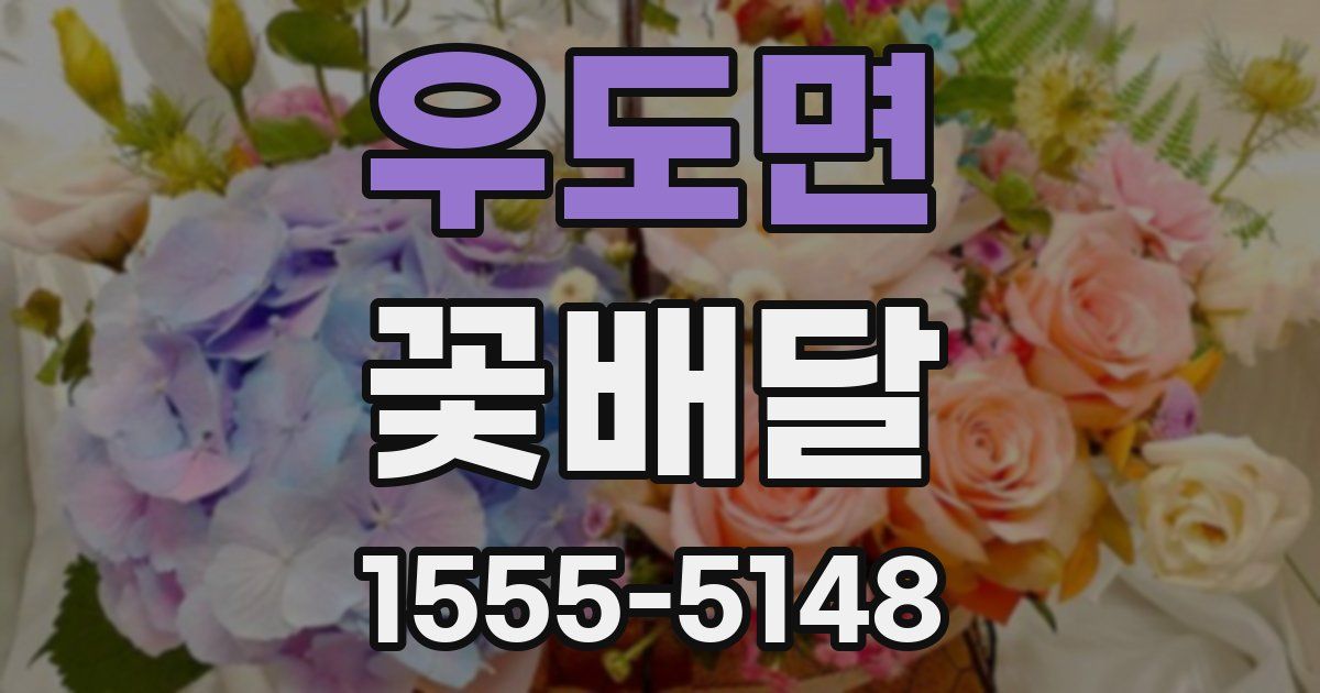우도면 꽃배달
