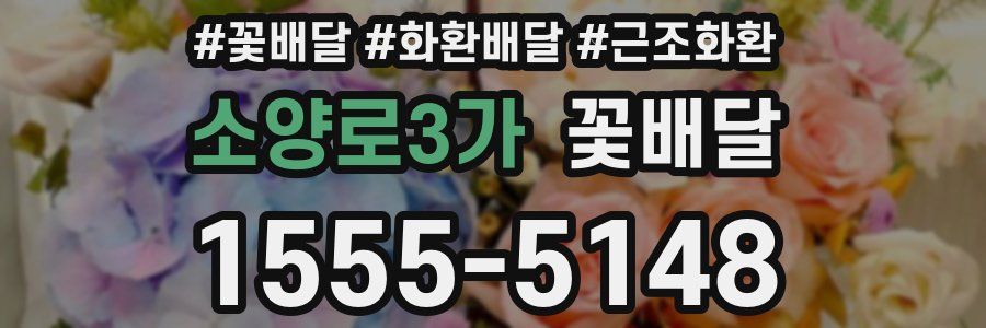 소양로3가 꽃배달