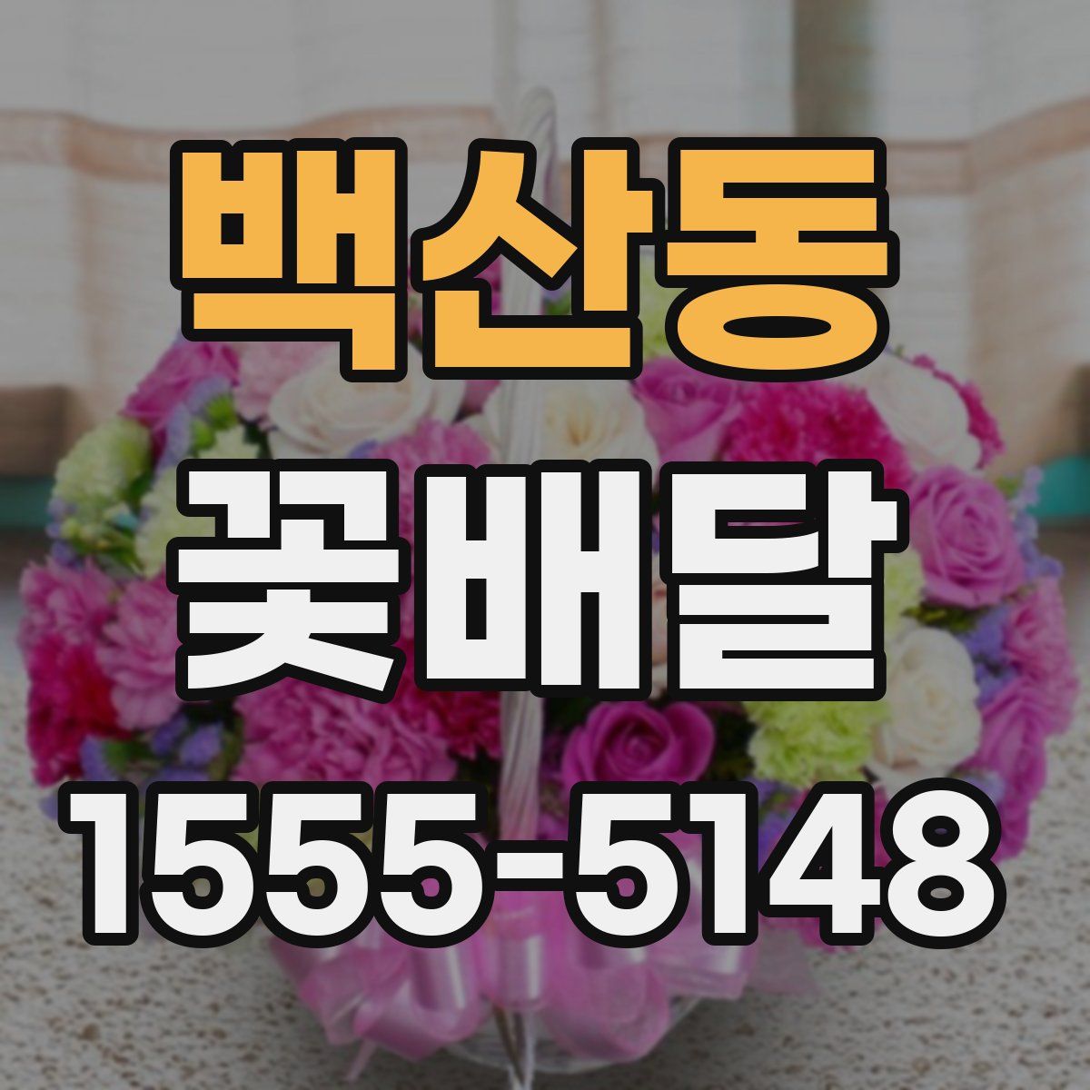 백산동 꽃배달