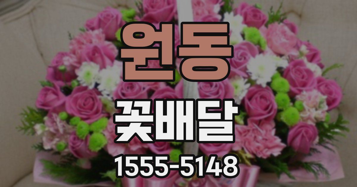 원동 꽃배달
