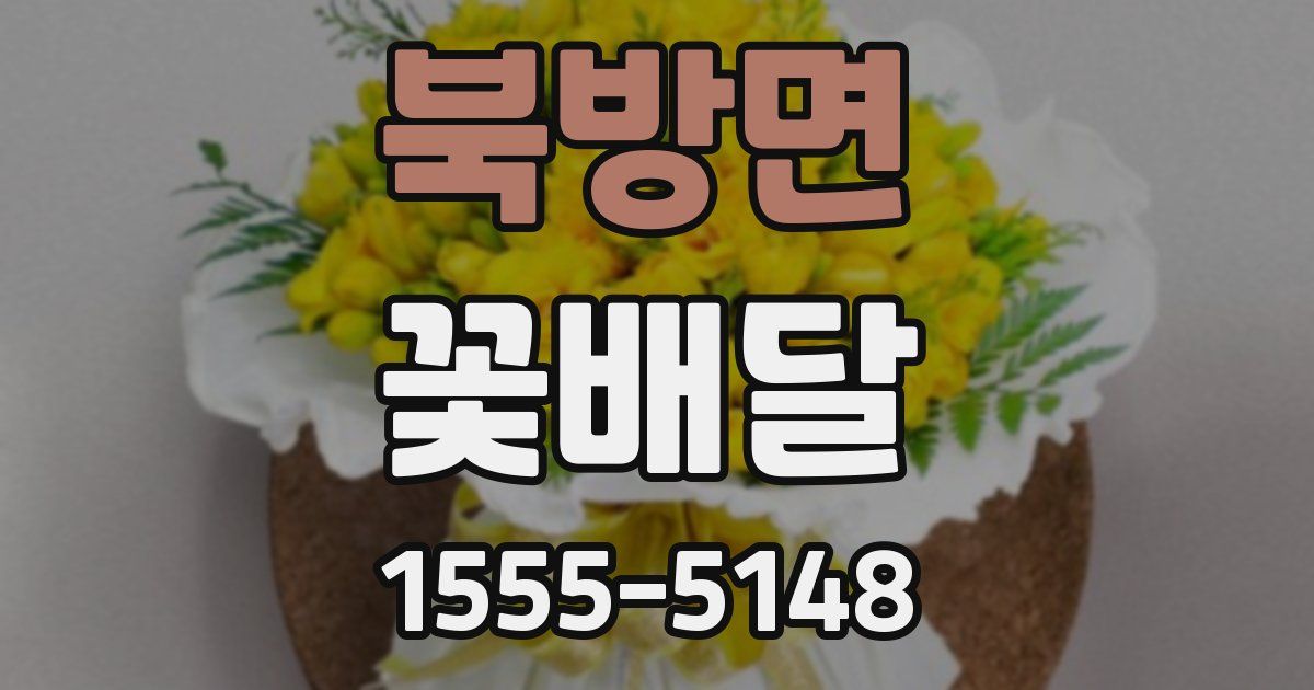 북방면 꽃배달