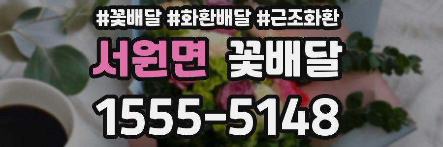 서원면 꽃배달