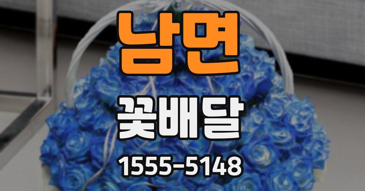 남면 꽃배달