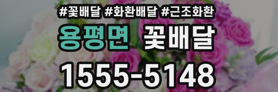 용평면 꽃배달