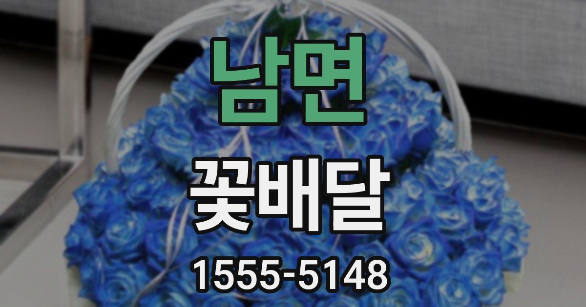 남면 꽃배달