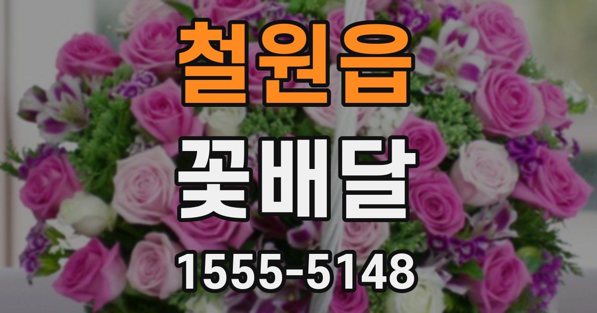 철원읍 꽃배달