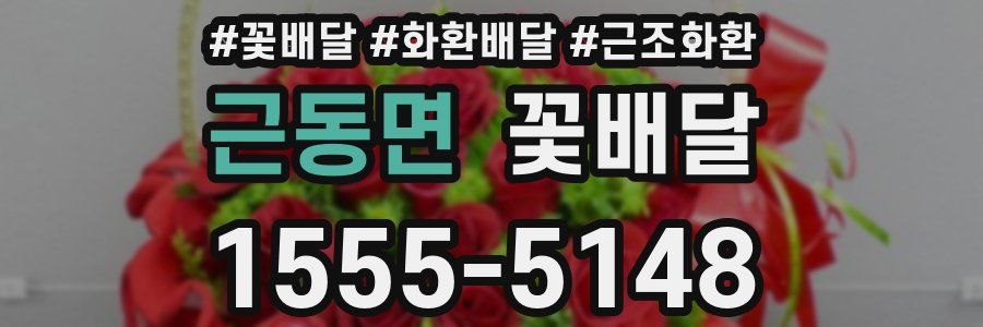 근동면 꽃배달