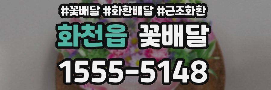 화천읍 꽃배달