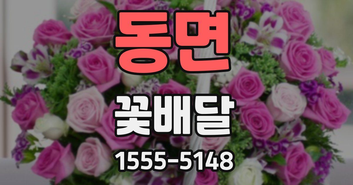 동면 꽃배달