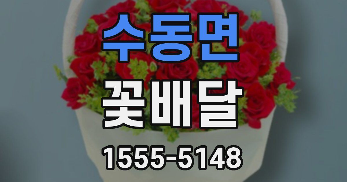 수동면 꽃배달
