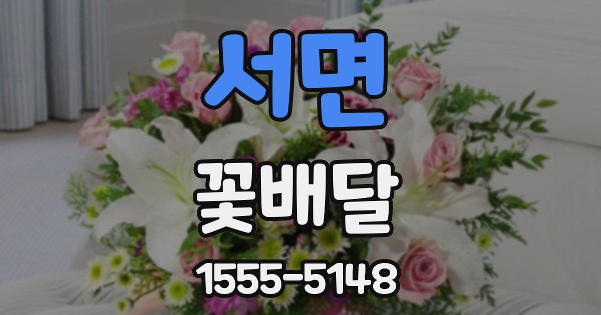 서면 꽃배달