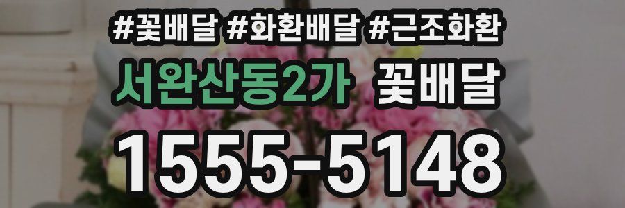 서완산동2가 꽃배달