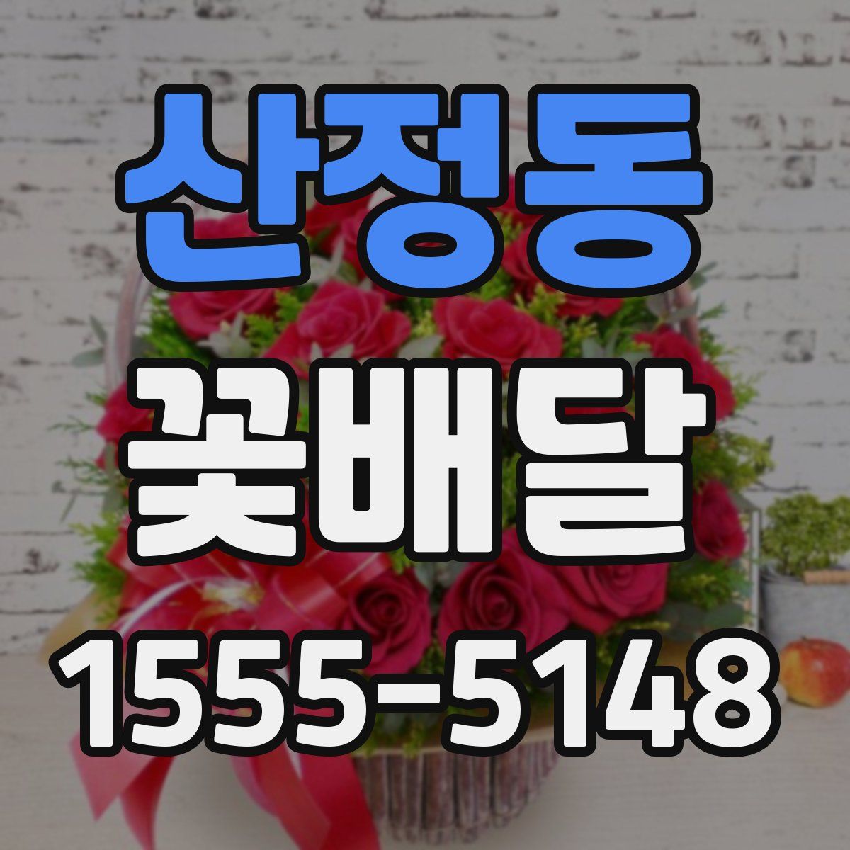 산정동 꽃배달