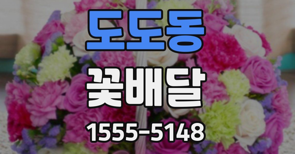 도도동 꽃배달