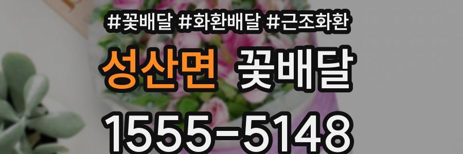 성산면 꽃배달