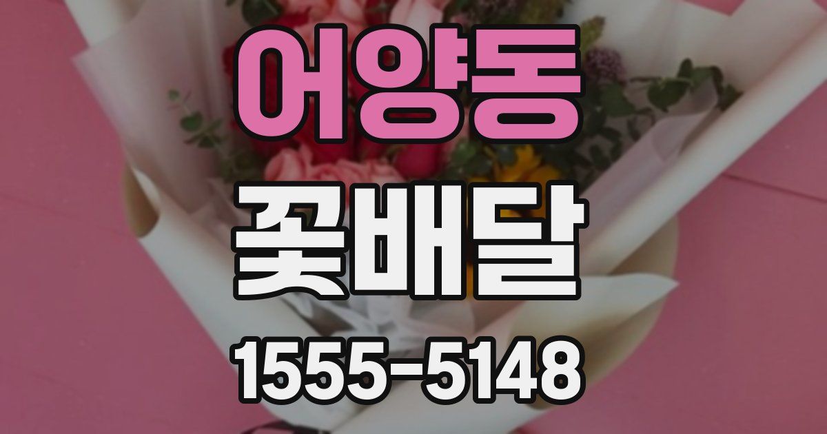 어양동 꽃배달