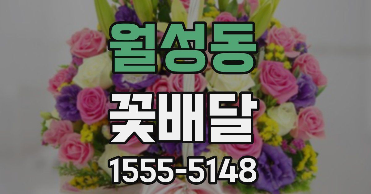 월성동 꽃배달