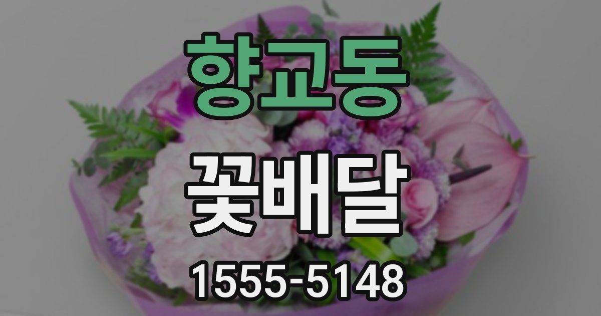 향교동 꽃배달