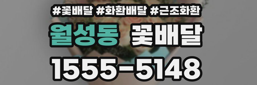 월성동 꽃배달