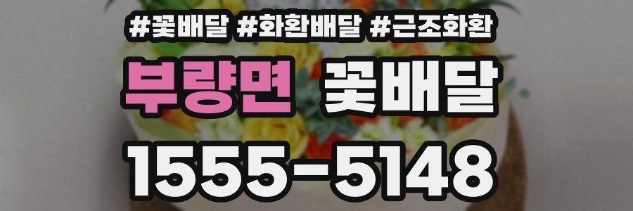 부량면 꽃배달