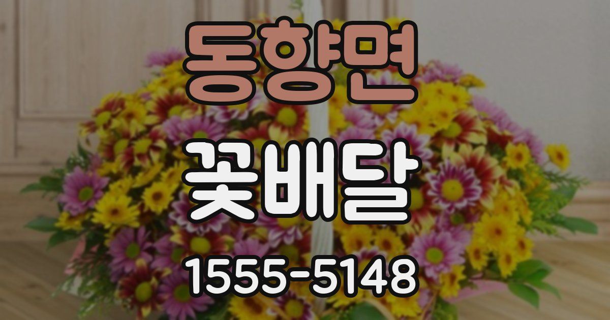 동향면 꽃배달