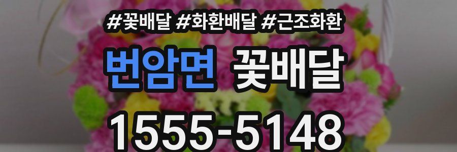 번암면 꽃배달