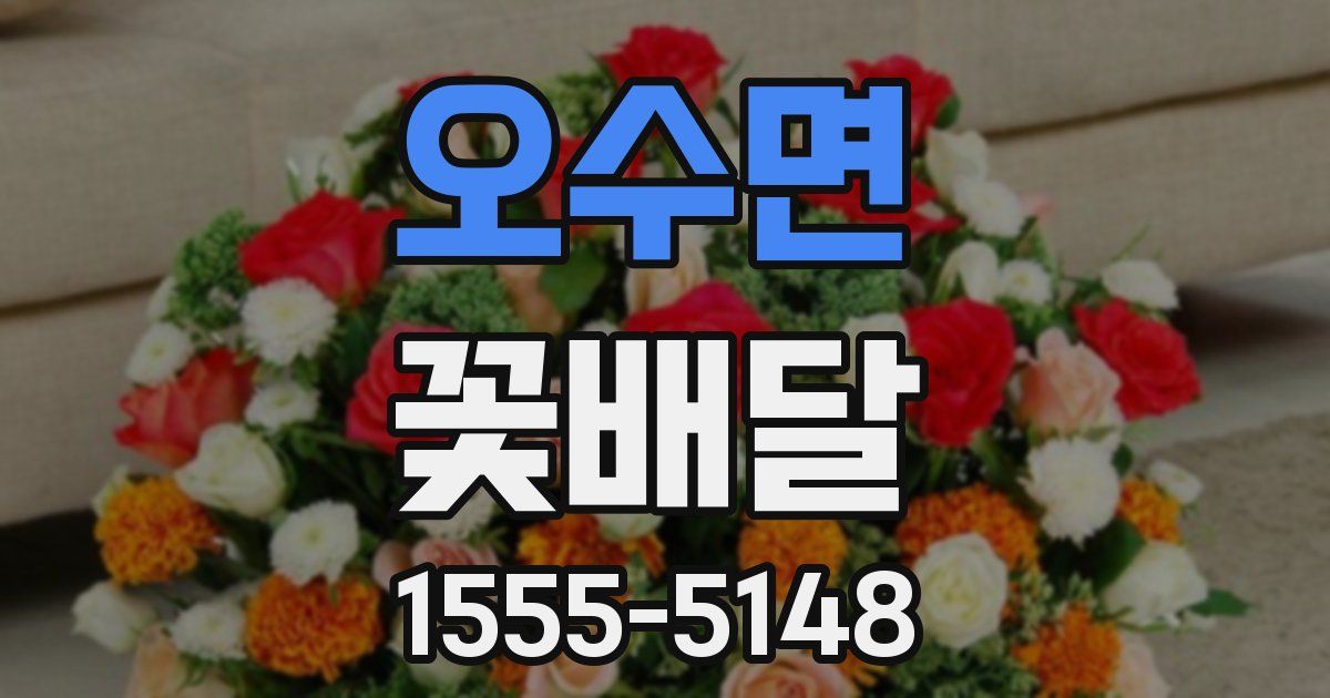 오수면 꽃배달