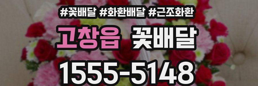 고창읍 꽃배달