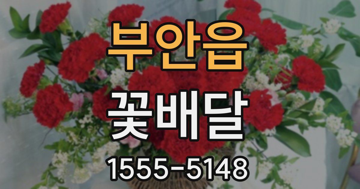 부안읍 꽃배달