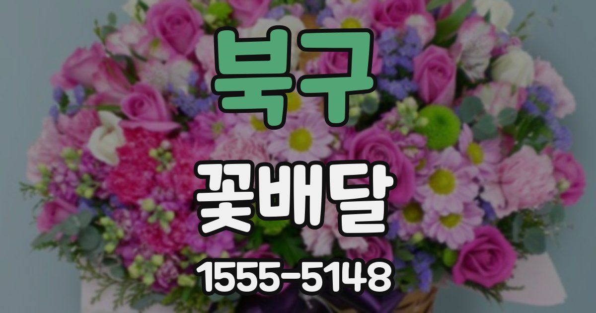 북구 꽃배달