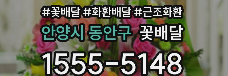 안양시 동안구 꽃배달