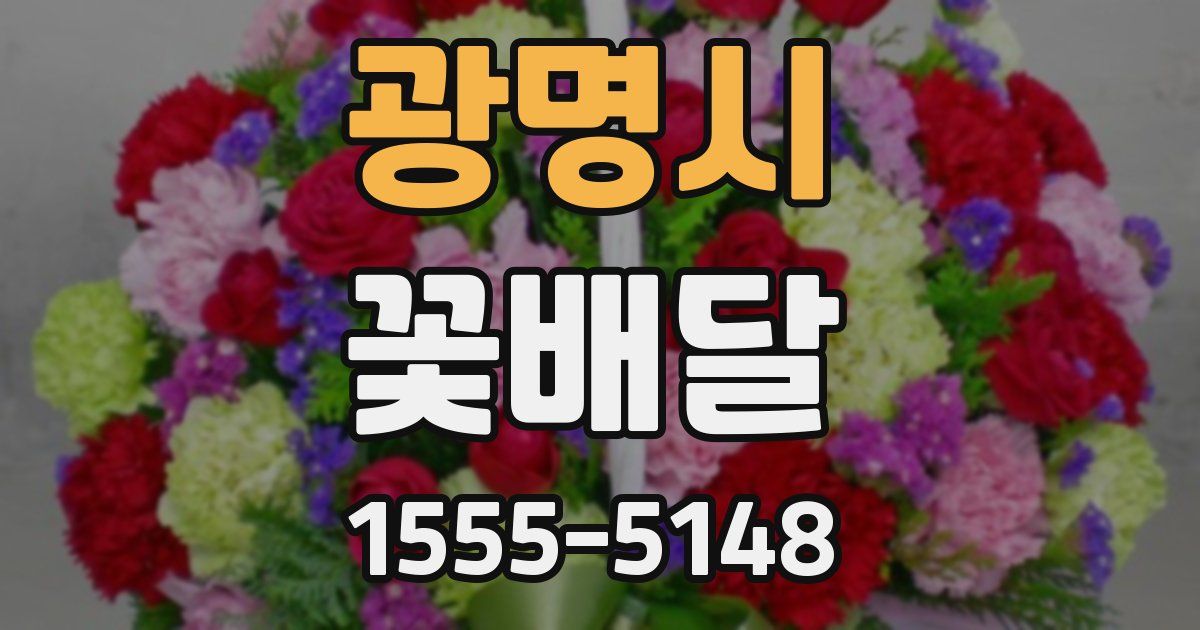 광명시 꽃배달