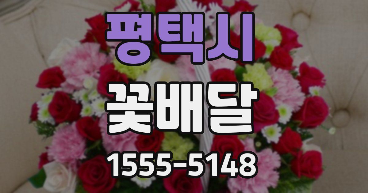 평택시 꽃배달