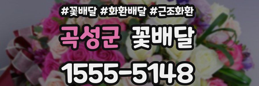 곡성군 꽃배달