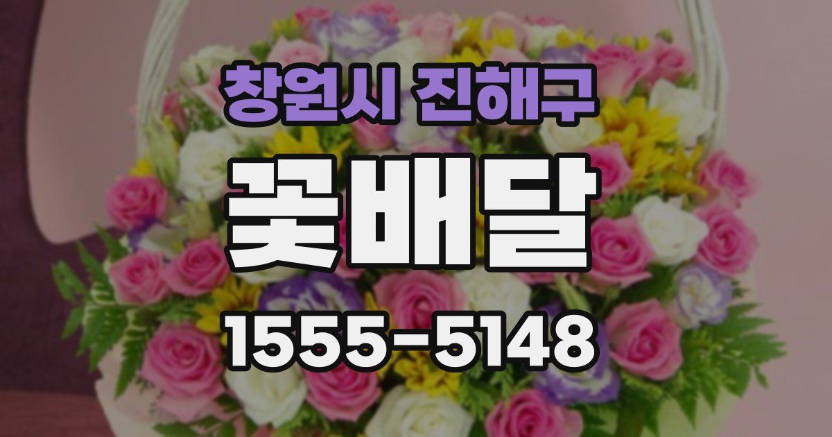 창원시 진해구 꽃배달