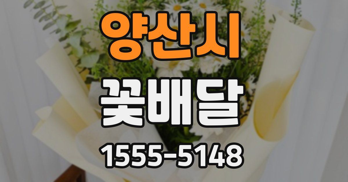 양산시 꽃배달