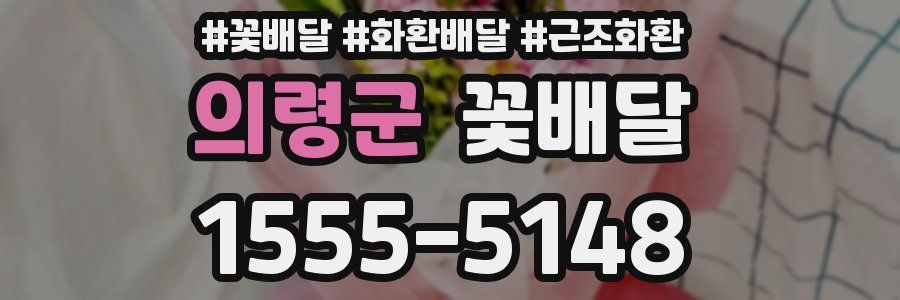 의령군 꽃배달