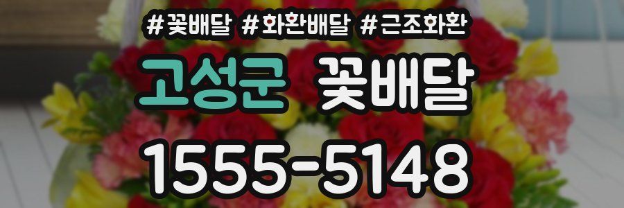 고성군 꽃배달