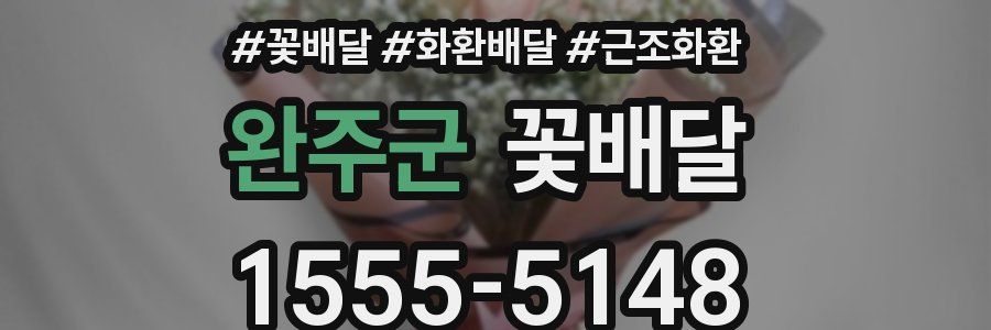 완주군 꽃배달