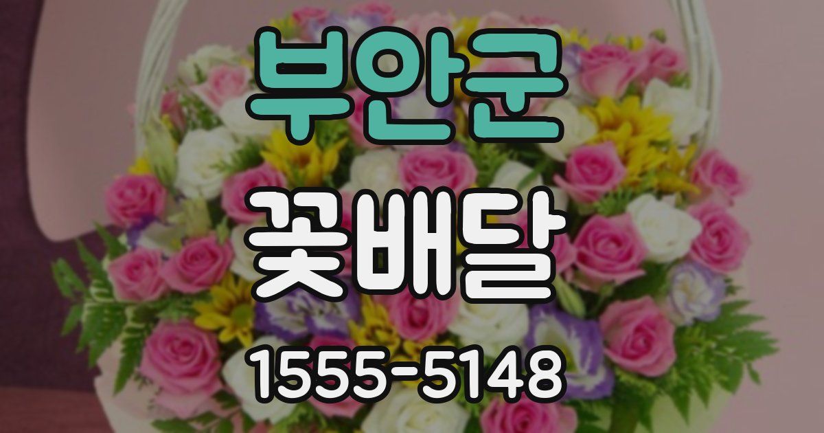 부안군 꽃배달