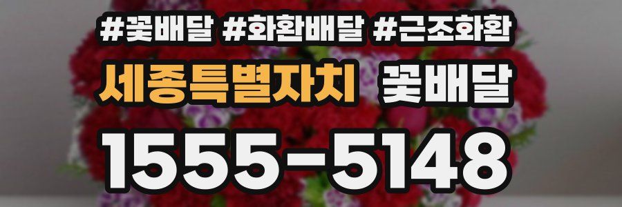 세종특별자치 꽃배달