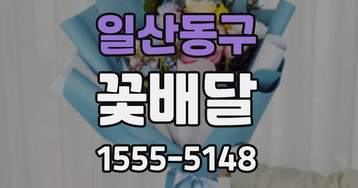 일산동구 꽃배달