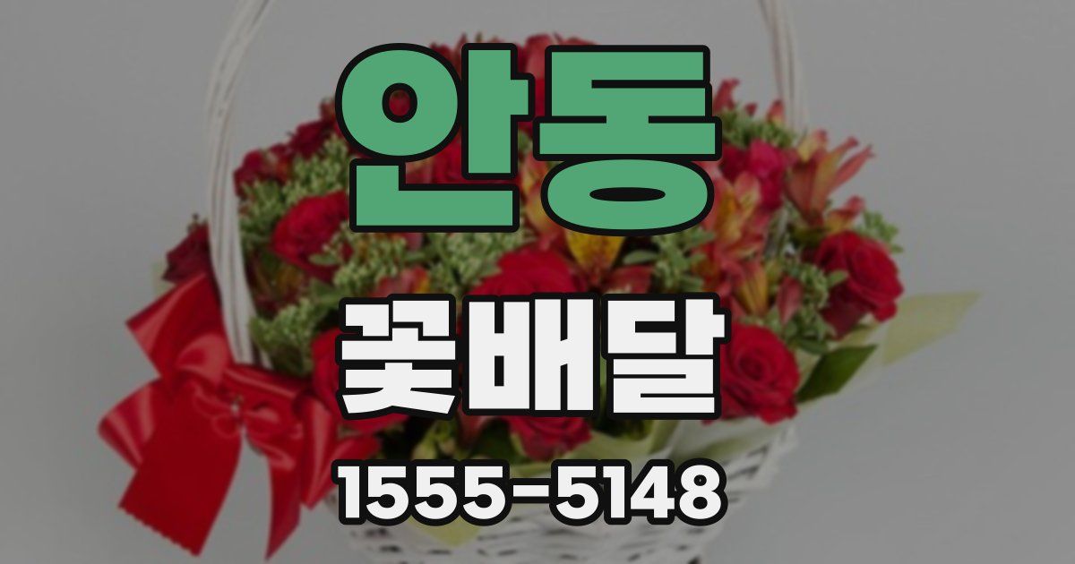 안동 꽃배달