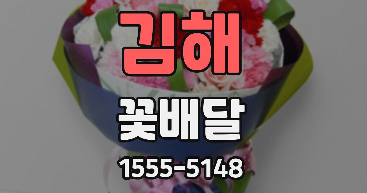 김해 꽃배달