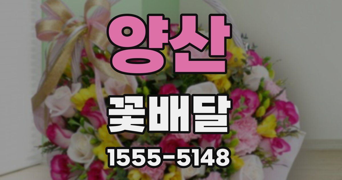 양산 꽃배달